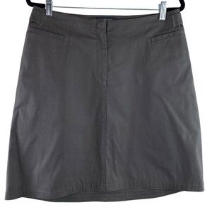 Lafayette 148 New‎ York Skirt A-Line Gray/Brown Sz10